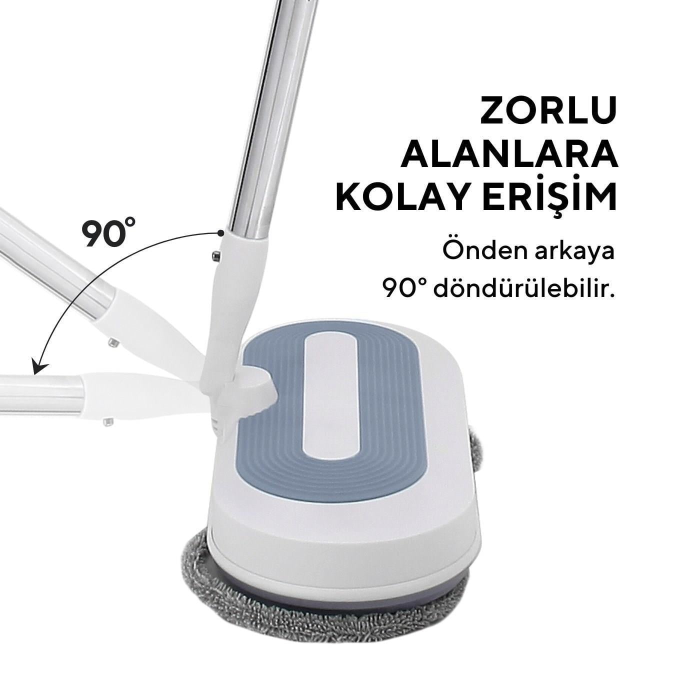 Kumtel HWSM-01 Şarjlı Kablosuz Mop Paspas