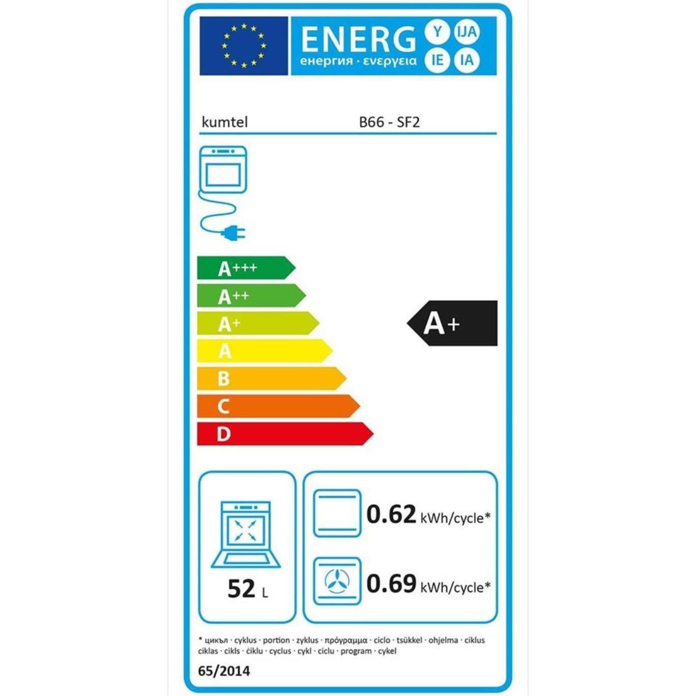 Kumtel Inox Ankastre Fırın B66-S2