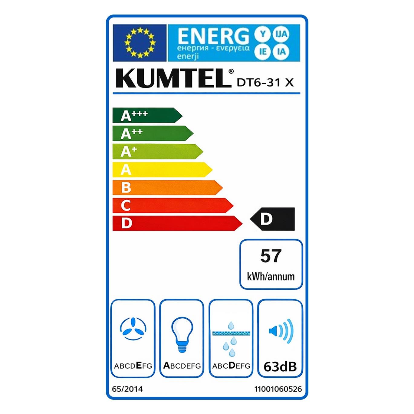 Kumtel Inox Davlumbaz DT6-31X