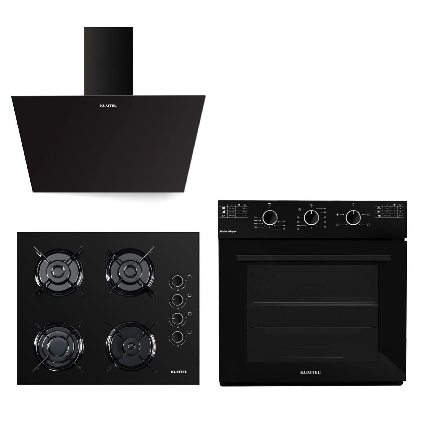 Kumtel Italian Design Plus Cam Ankastre Set