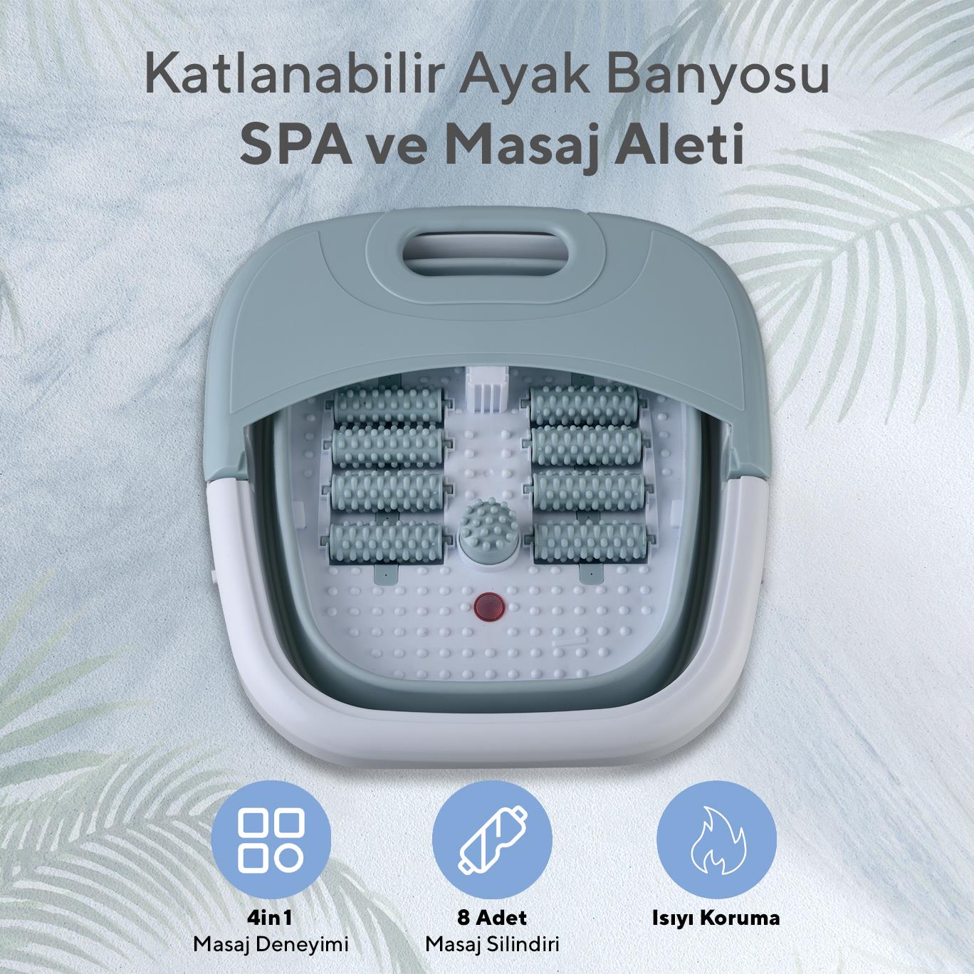 Kumtel Katlanabilir Ayak Banyosu SPA ve Masaj Aleti HFS-02
