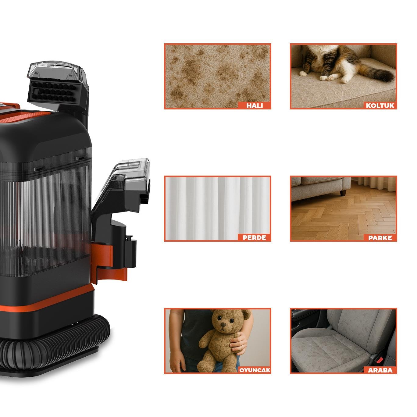 Kumtel Koltuk ve Halı Yıkama Makinesi HCC-04