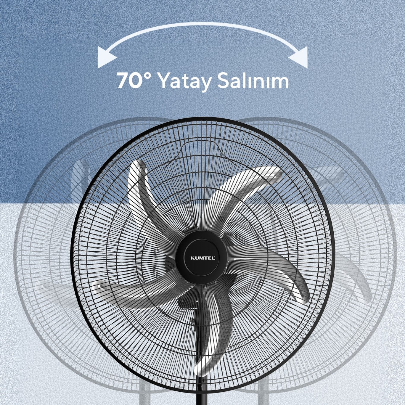 Kumtel KTF-340 3in1 Sanayi Tipi Vantilatör 18 