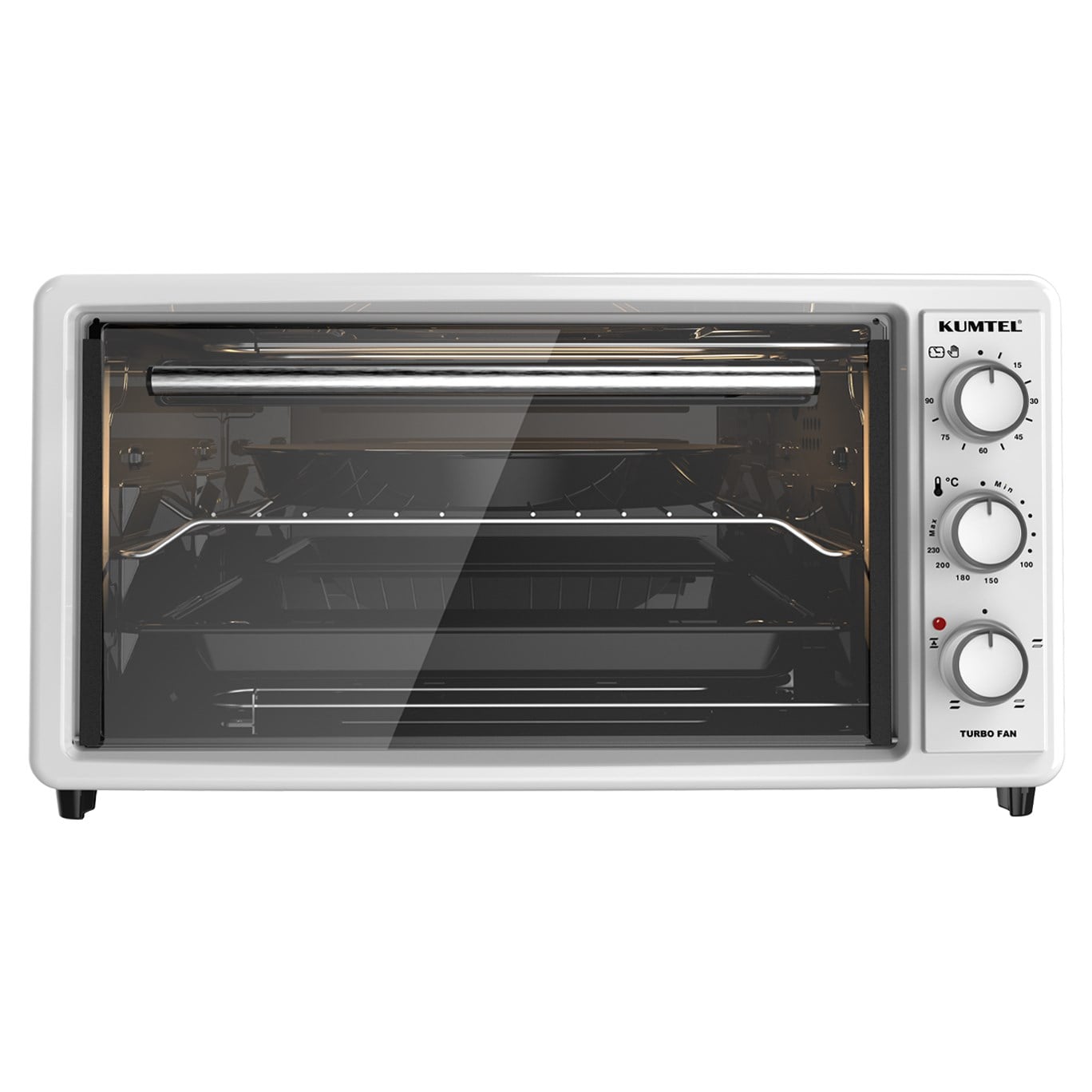 Kumtel LX-3575 45 Litre Beyaz Turbo Mini Fırın
