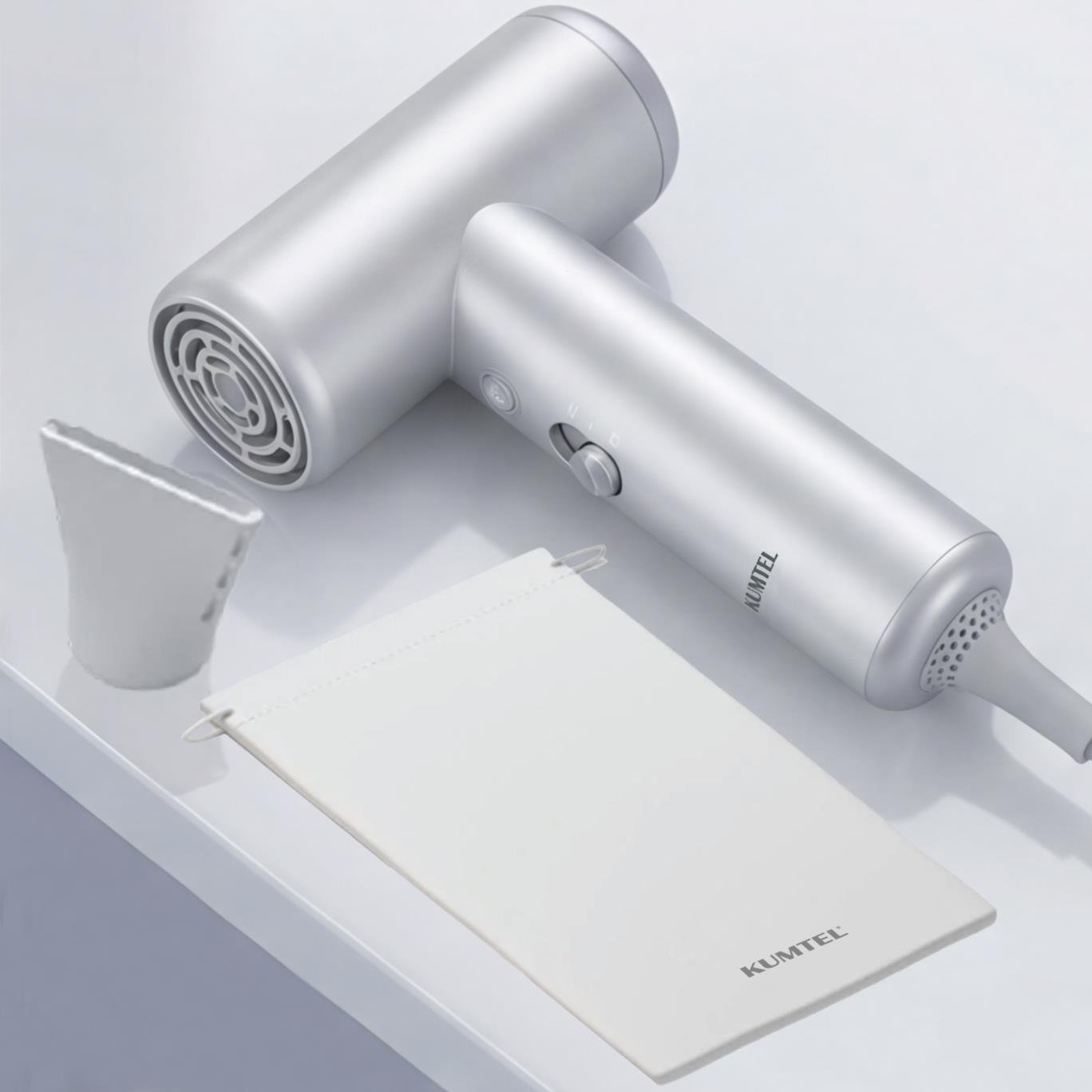 Kumtel Mini Saç Kurutma Makinesi Gri HHD-08