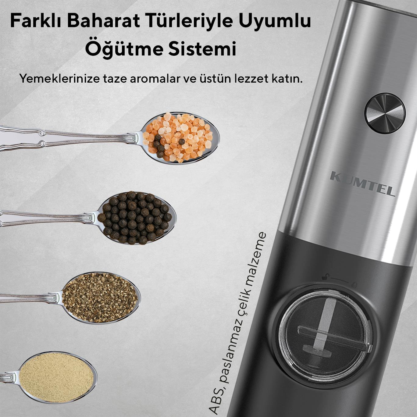 Kumtel Profesyonel Dijital Öğütücü HEGT-02