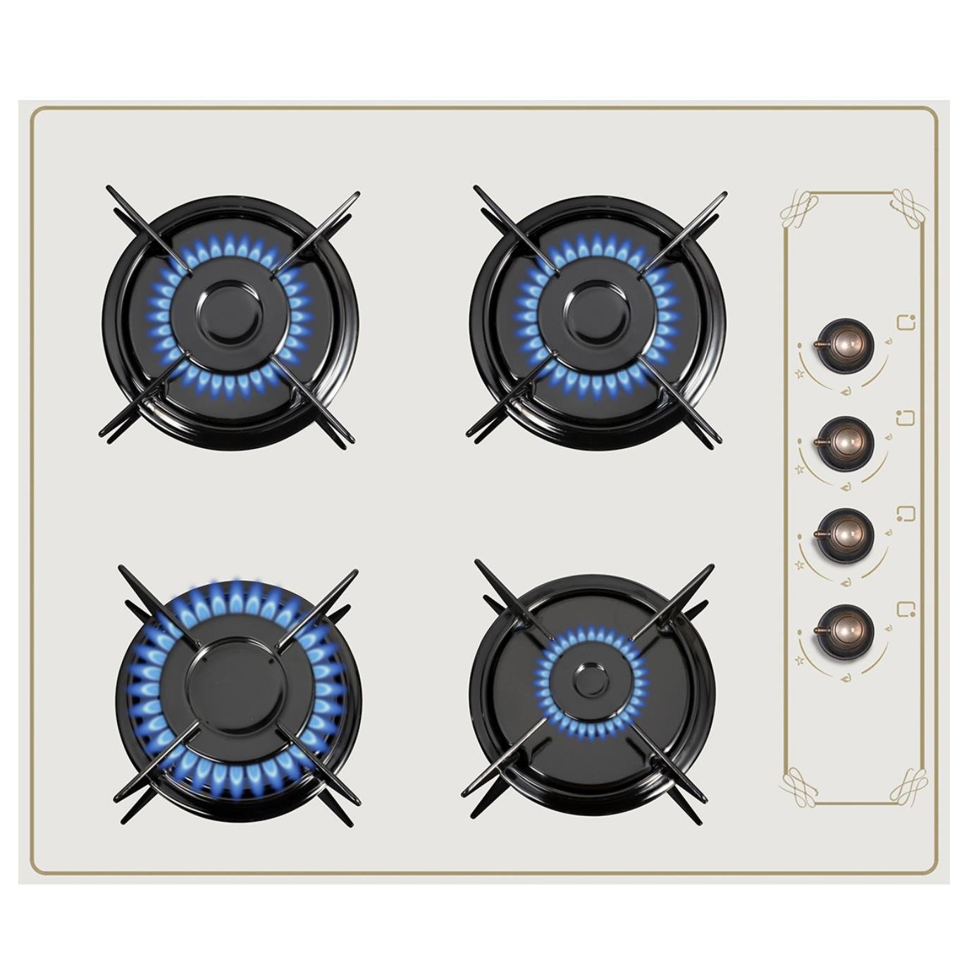 Kumtel Rustik Bej Cam Ankastre Set