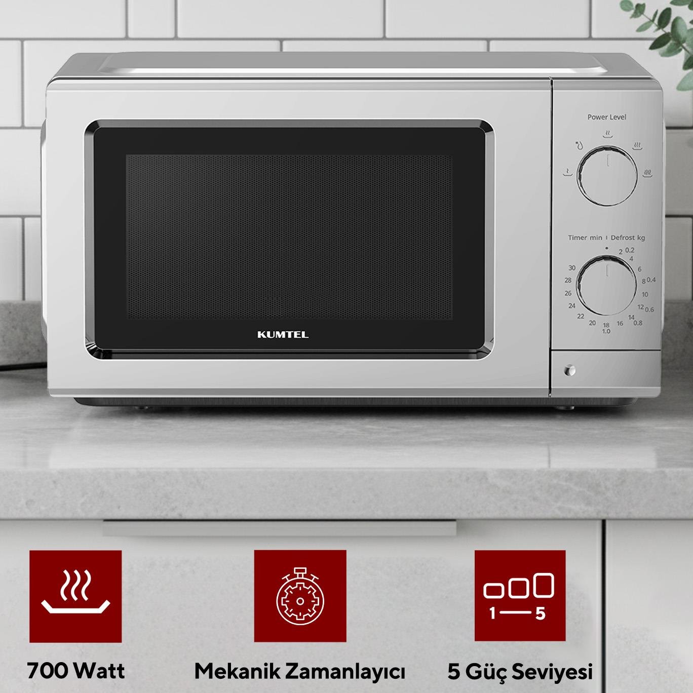 Kumtel Silver Mikrodalga Fırın HM-16