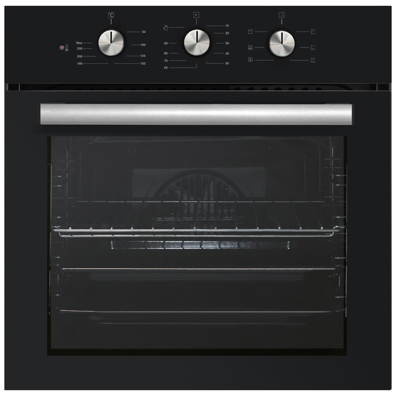 Kumtel Siyah Cam Ankastre Fırın 6 Prog. Piliç Çevirme B66-SGF2(MT)