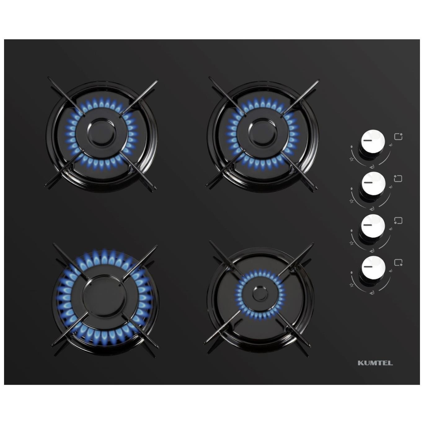 Kumtel Siyah Cam Ankastre Ocak KO-40 TAHDF