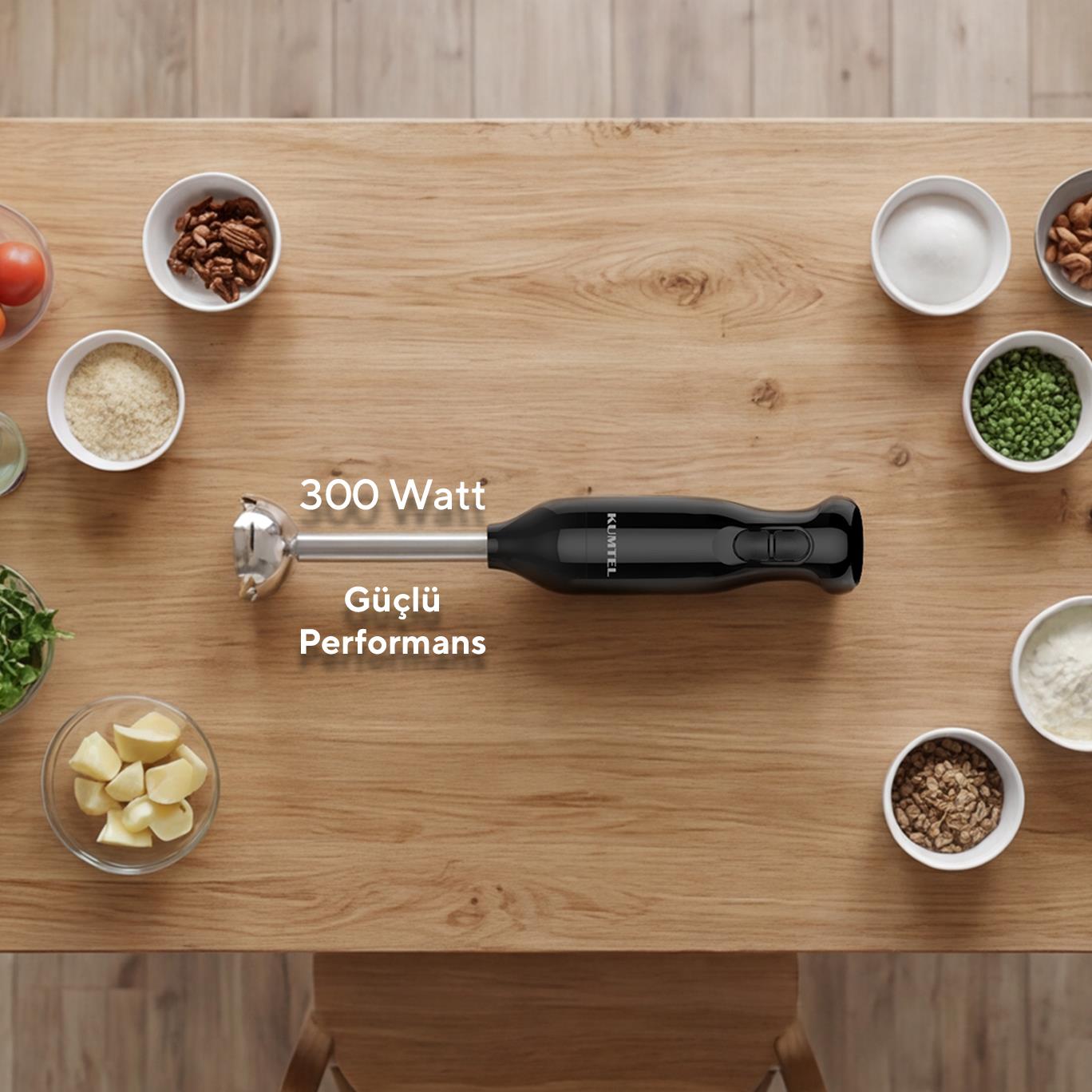 Kumtel Siyah El Blenderı HHB-12