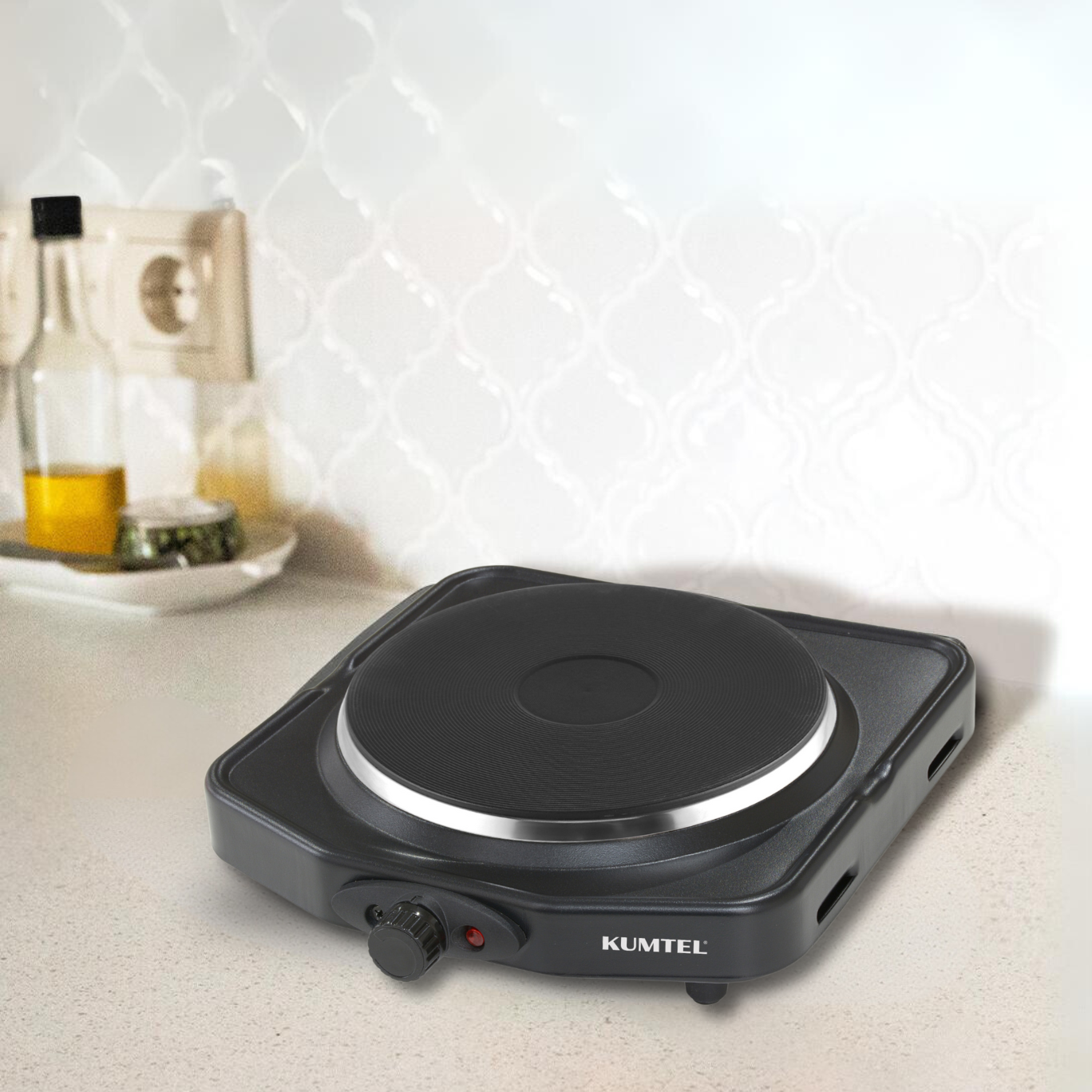 Kumtel Siyah Elektirikli̇ Setüstü Hotplate Ocak Lx-7011