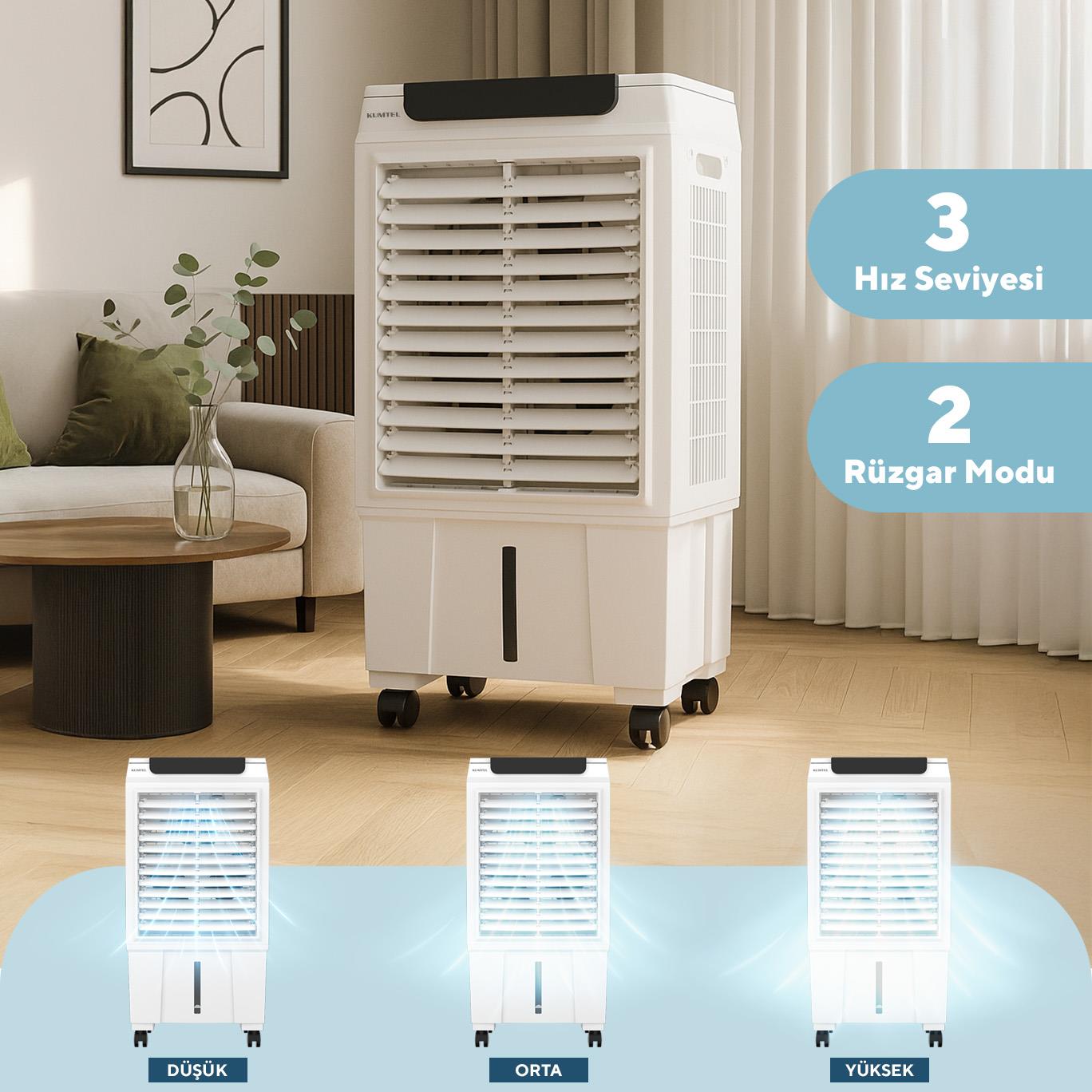 Kumtel Sulu Portatif Soğutucu (Air Cooler) HAC-03
