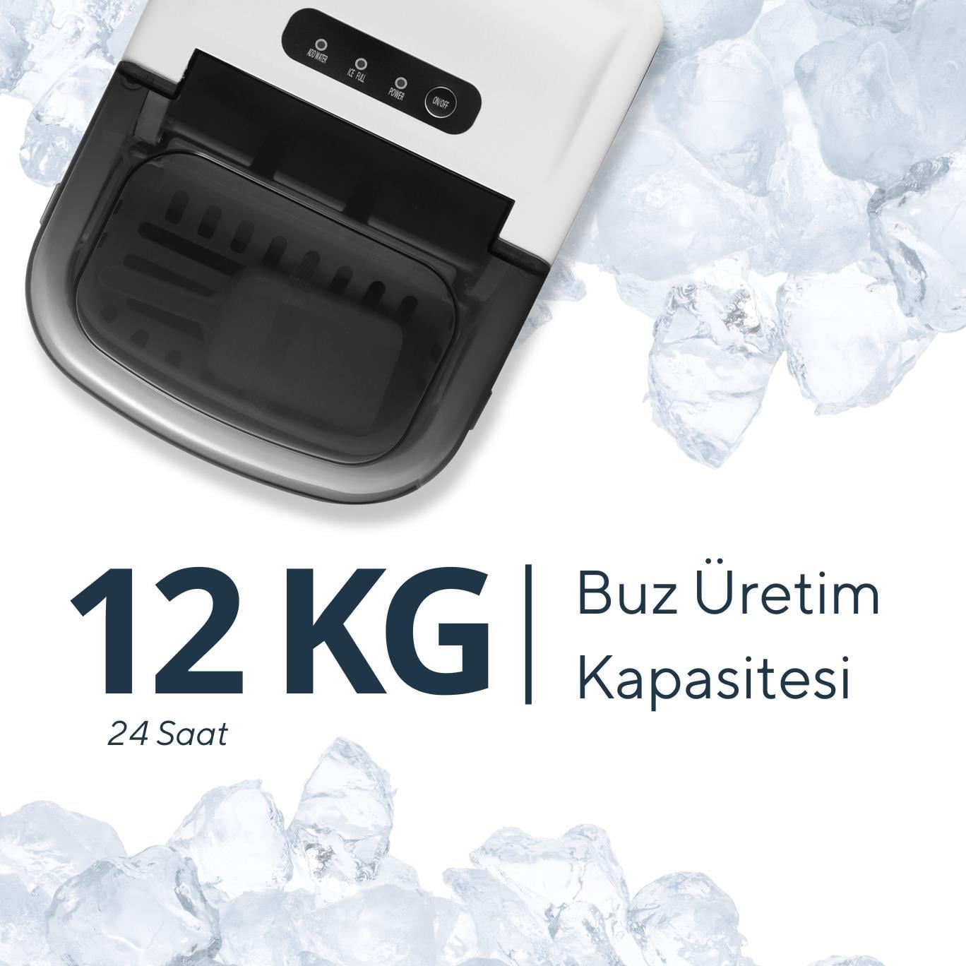 Kumtel Taşınabilir Otomatik Buz Makinesi HIM-01