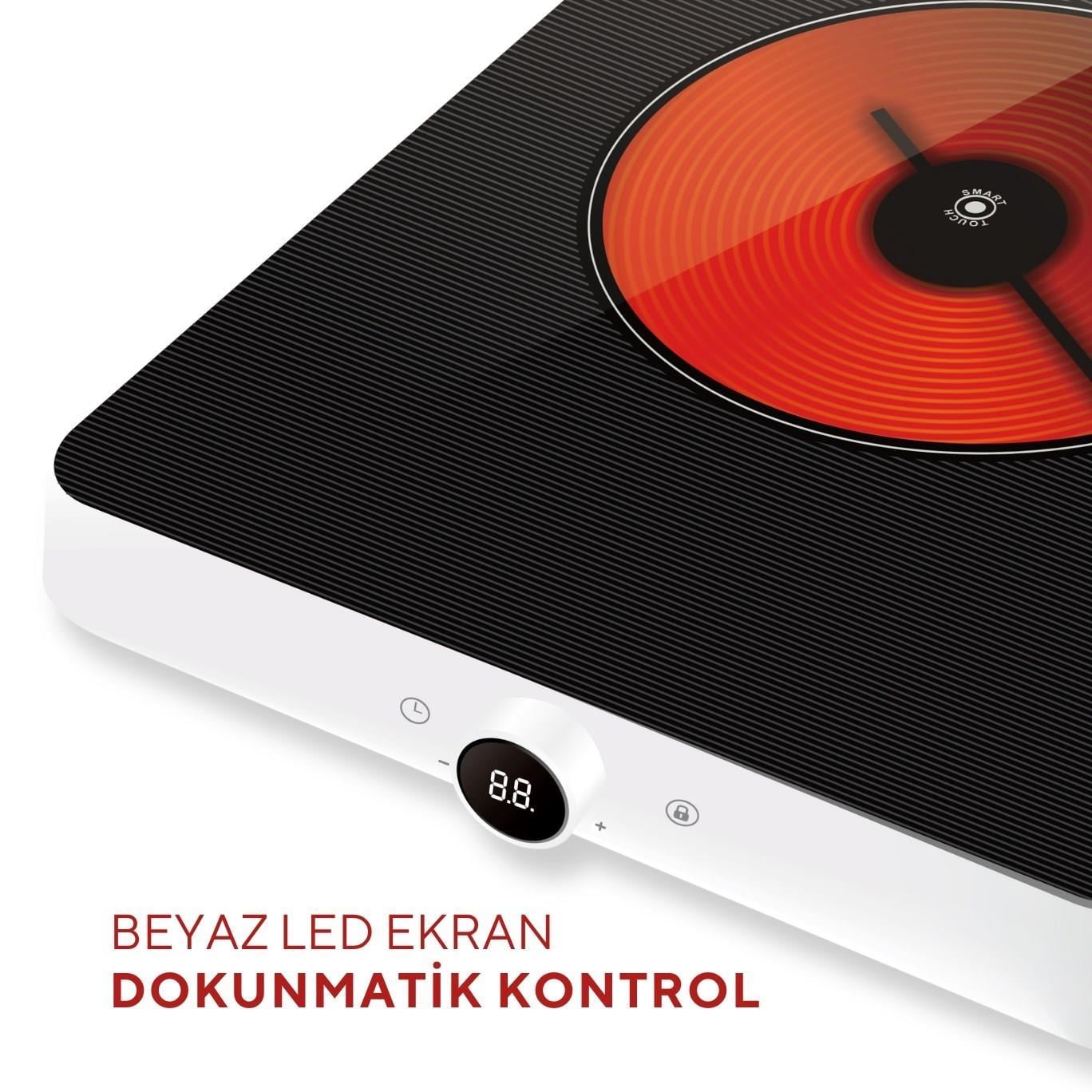 Kumtel Tekli Elektrikli Vitroseramik Ocak HCA-2001