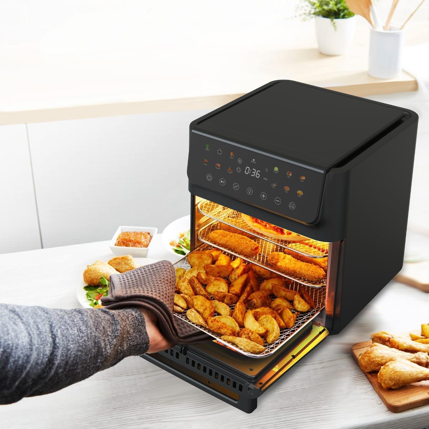 Kumtel XXL 12 Litre Fastfryer (Yağsız Fritöz Airfryer ) HAF-10