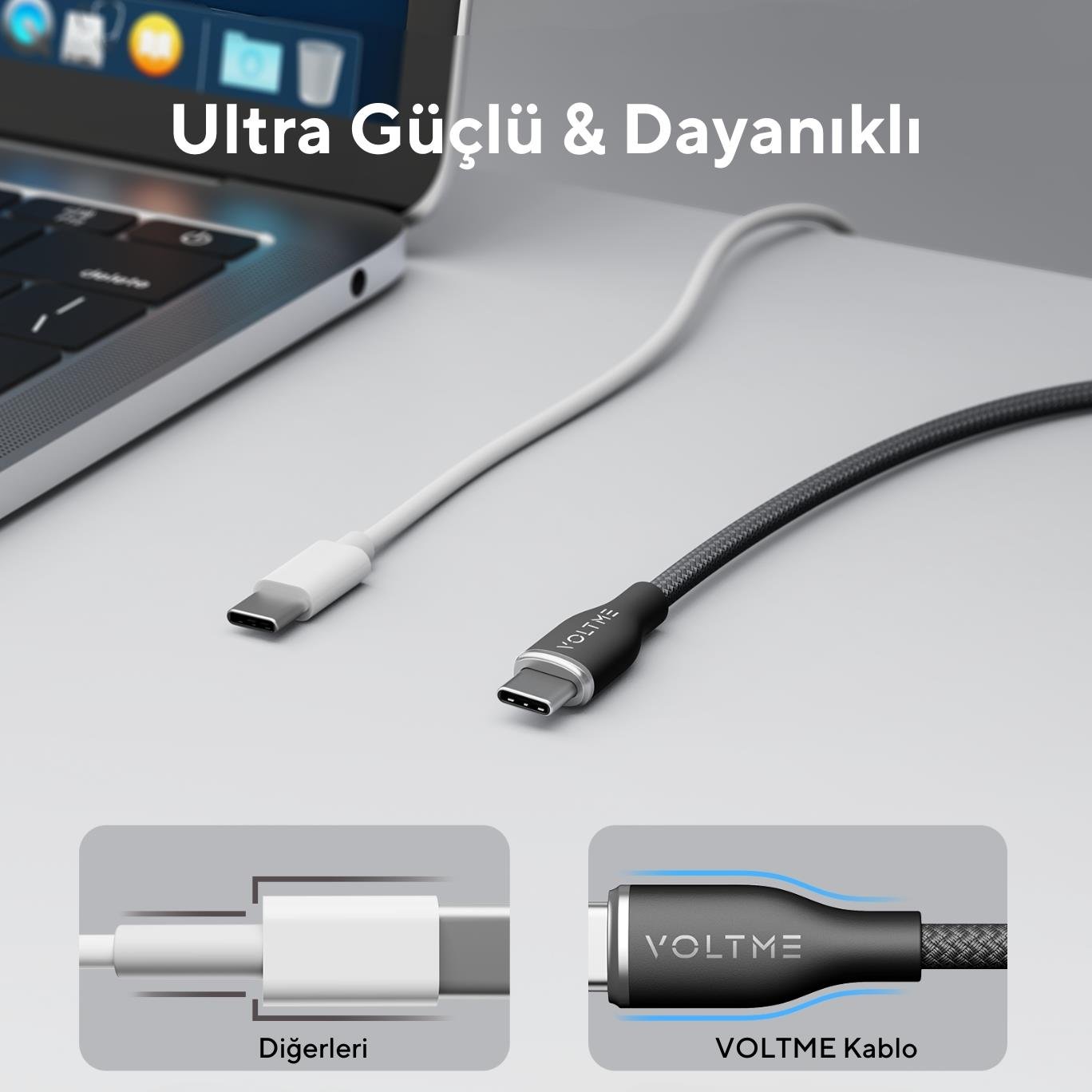 VOLTME C2049 RUGG 60W CTC ŞR KBL 1M 3A SYH