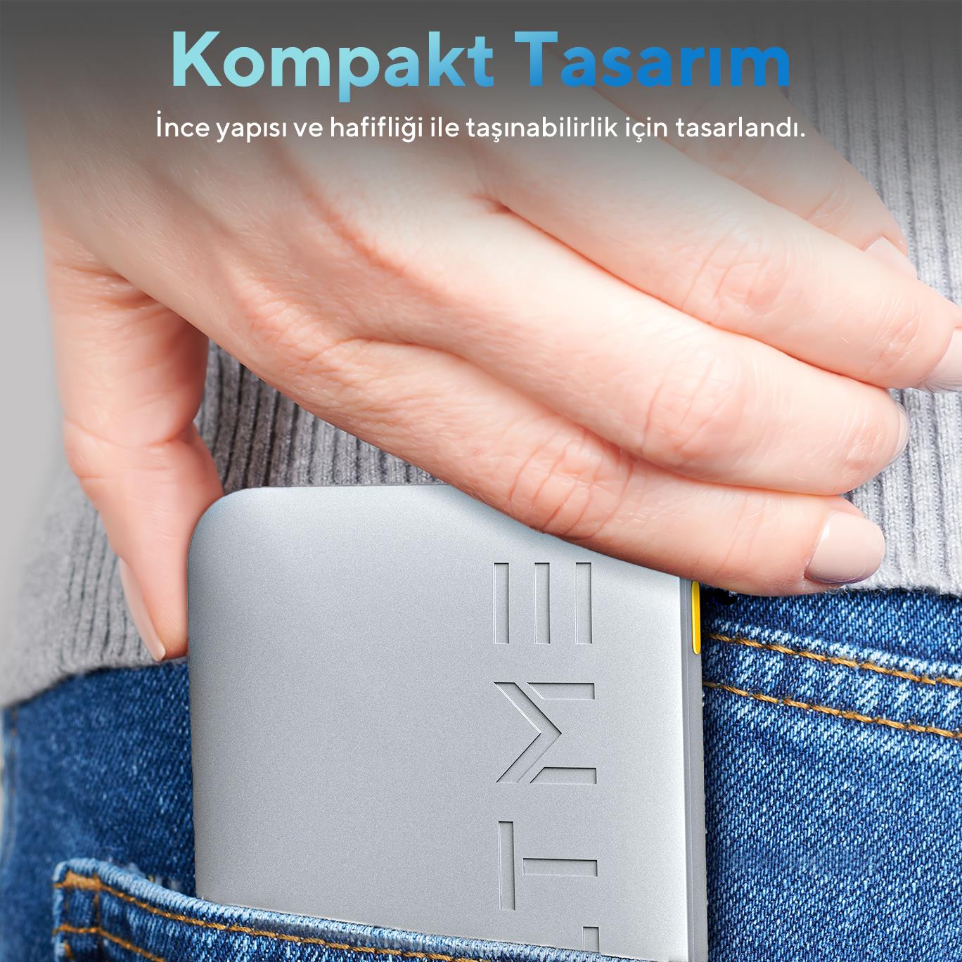 Voltme Hypercore 10000mAh Powerbank Gri- 22.5W