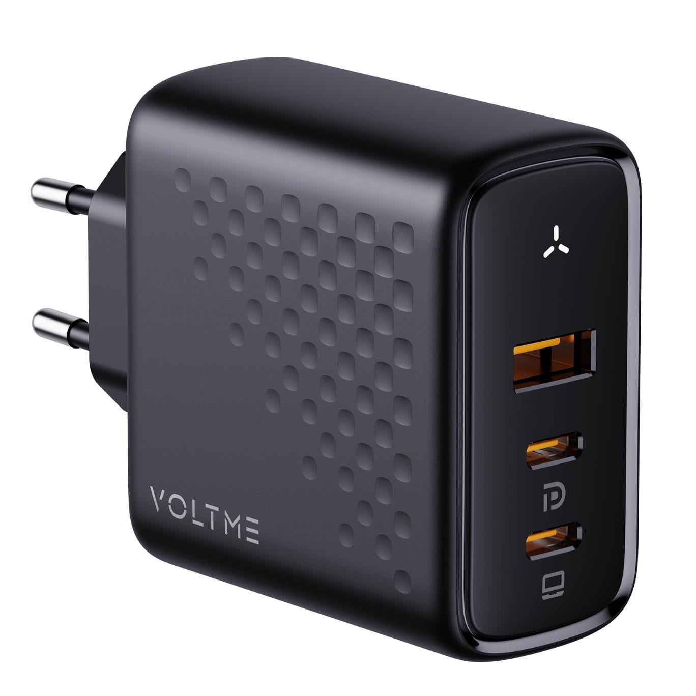 VOLTME V2025 Revo Siyah 100W CCA GaN Şarj Aleti
