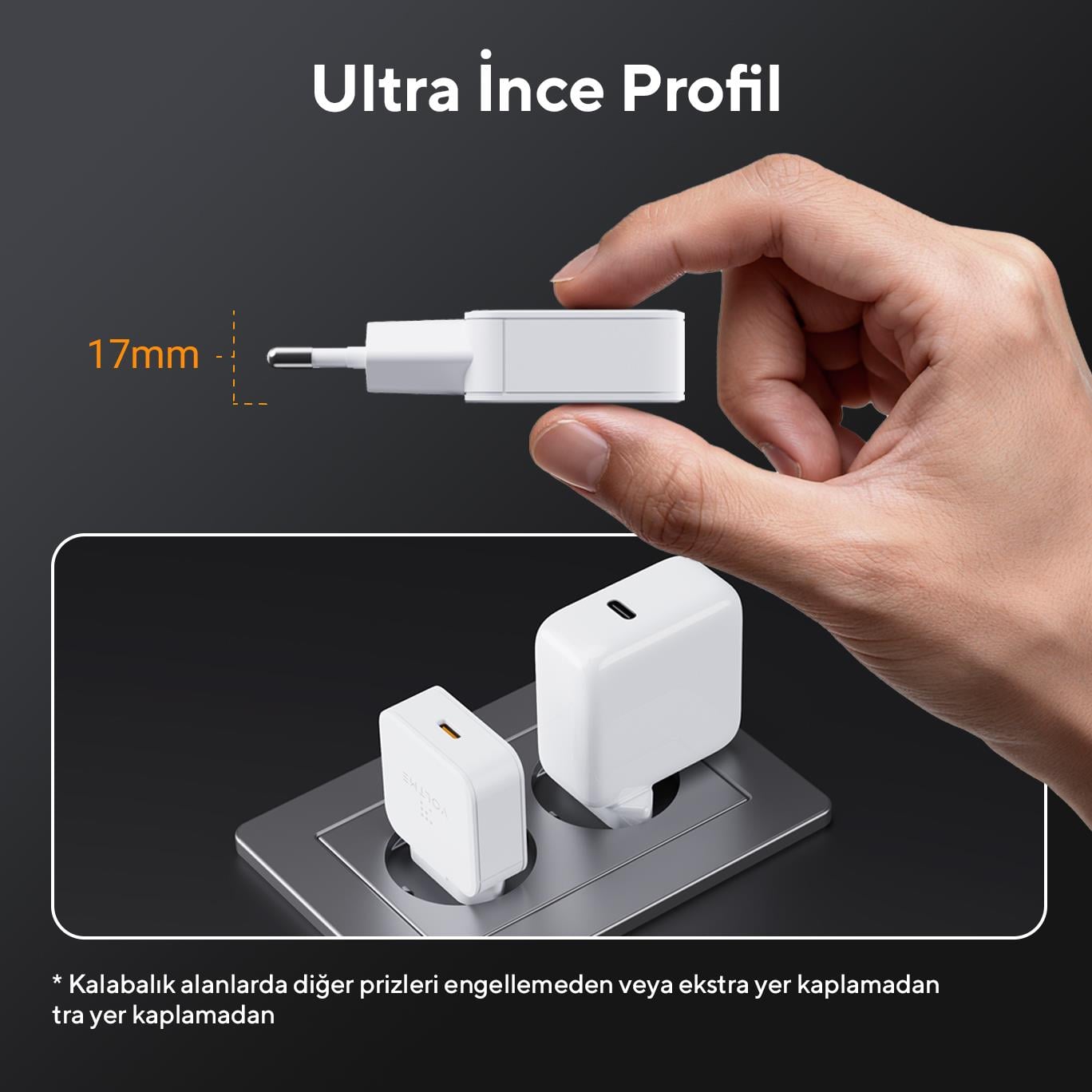 VOLTME V2347 Revo Lite 30W USB-C Şarj Aleti – Beyaz