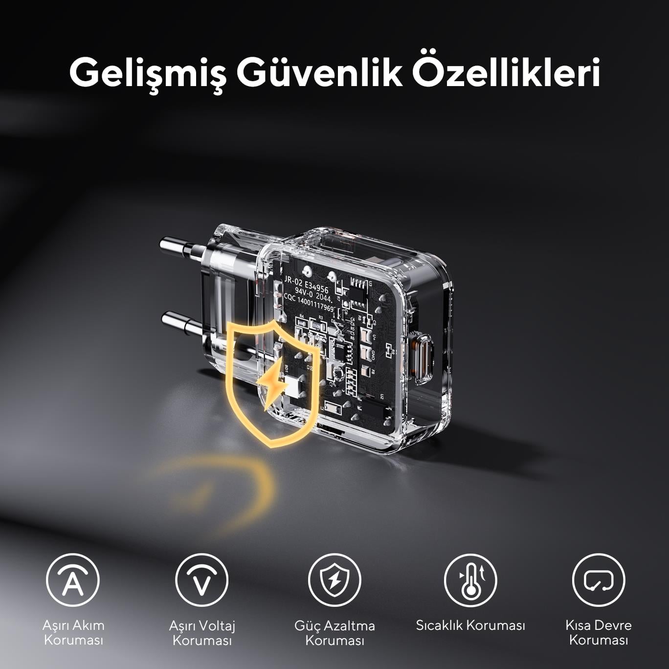 VOLTME V2347 Revo Lite 30W USB-C Şarj Aleti – Beyaz
