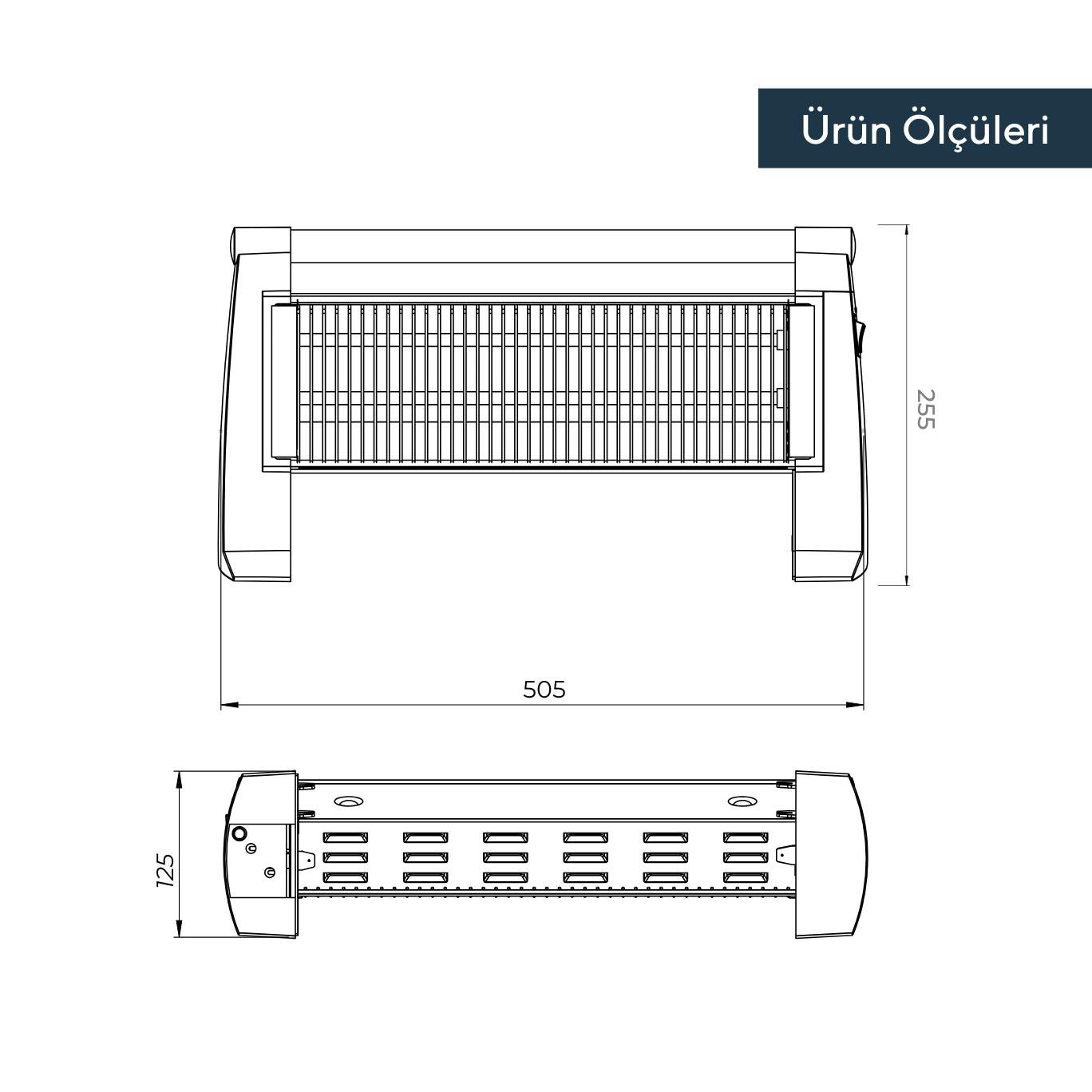 Zenon Quartz Isıtıcı 1500 Watt LX-2820