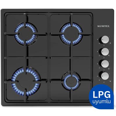 Kumtel Emaye Set Üstü Siyah Ocak (KO-420F) (LPG)