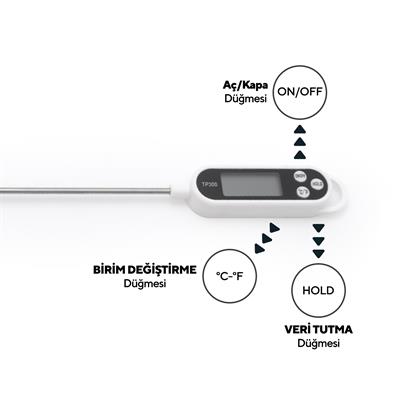Dijital Gıda Termometresi HDFT-01