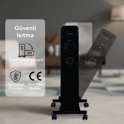 Kumtel 11 Dilim Siyah Radyatör KUM1230S