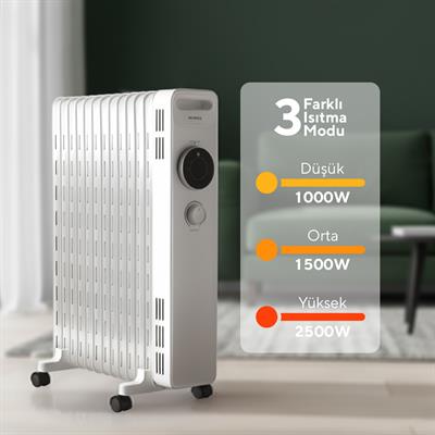 Kumtel 13 Dilim Beyaz Radyatör KUM1240S