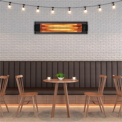 Kumtel 1800 W Uzaktan Kumandalı Dış Mekan Duvar Tipi Infrared Isıtıcı MVR-1800