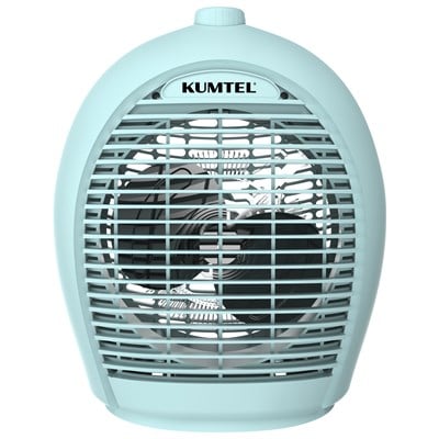 Kumtel 2000 W 3 Kademeli Sıcak-Soğuk Üflemeli Elektrikli Fanlı Isıtıcı Mavi LX-6331
