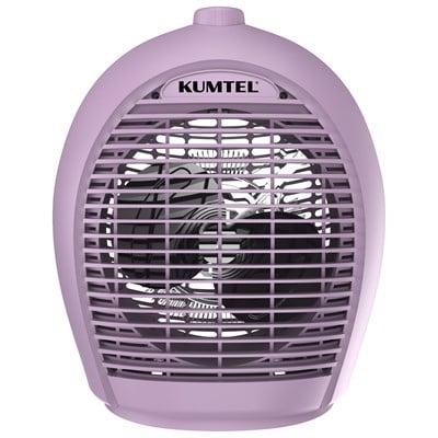 Kumtel 2000 W 3 Kademeli Sıcak-Soğuk Üflemeli Elektrikli Fanlı Isıtıcı Lila LX-6331