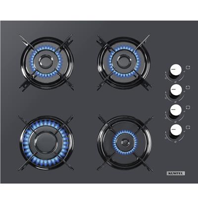 Kumtel 2li Antrasit Ankastre Cam Set(Fırın ve Ocak)