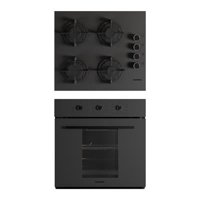 Kumtel 2li Magic Cam Ankastre Set (Fırın-Ocak)