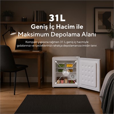 KUMTEL 31L MİNİ DONDURUCU HFR-50