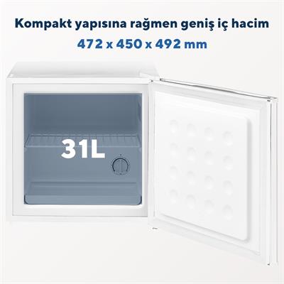 KUMTEL 31L MİNİ DONDURUCU HFR-50