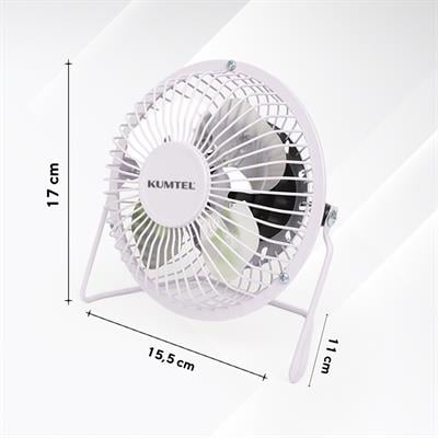 Kumtel 4lü Masaüstü USB Fan
