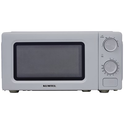 Kumtel 600 W 6 Kademeli Zamanlayıcılı Gri Mekanik Kompakt Mikrodalga Fırın HM-21