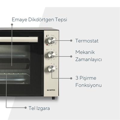 Kumtel 71 Litre Jet Midi Fırın LX-9320