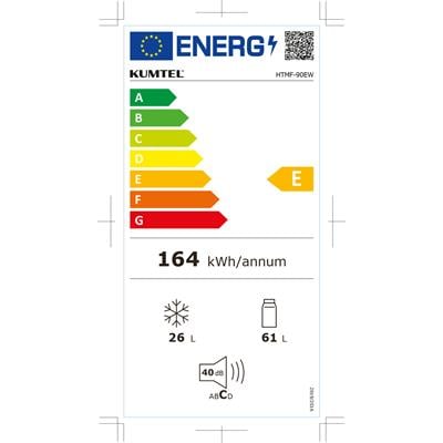 KUMTEL 87L MİNİ BUZDOLABI BEYAZ HTMF-90EW