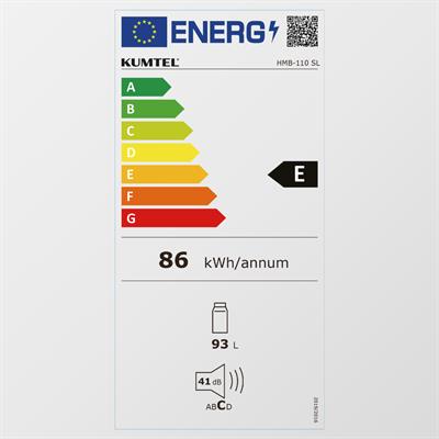 KUMTEL 93L Silver Büro Tipi Buzdolabı HMB-110
