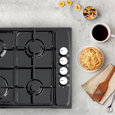 Kumtel Ankastre Siyah Emaye Ocak KO-410BF