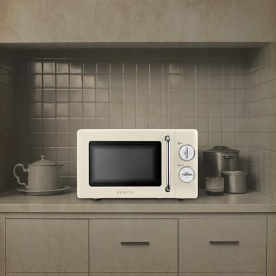 Kumtel Bej Retro Mikrodalga Fırın 20L HM-10