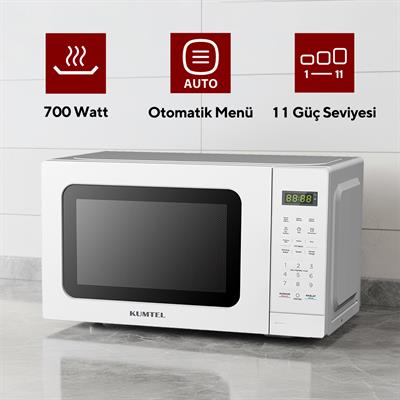 Kumtel Beyaz Dijital Mikrodalga Fırın HM-11