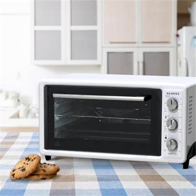 Kumtel Beyaz Turbo 40 Litre Mini Fırın LX-3525