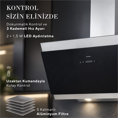Kumtel Broma 90 Cm Davlumbaz