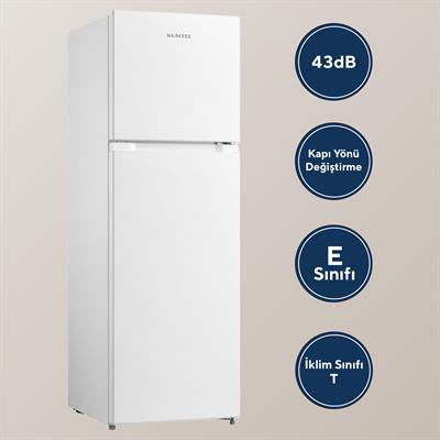 Kumtel Çift Kapılı No Frost Buzdolabı 266L HTMF-270