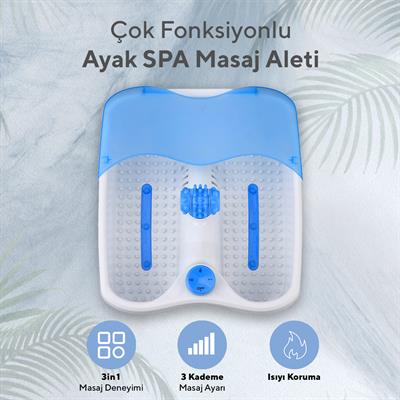 Kumtel Çok Fonksiyonlu Ayak SPA Masaj Aleti HFS-01