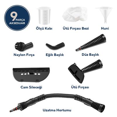 Kumtel Çok Fonksiyonlu Buharlı Temizleyici HSTE-01